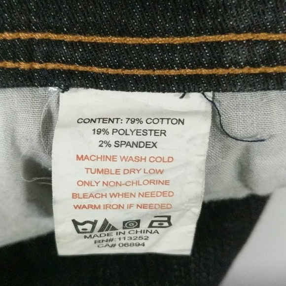 Apple Bottoms Black Boot Cut Jeans - size 9/10 - 28.5" Inseam - Picture 7 of 7